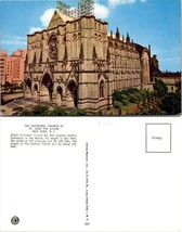 New York(NY) NYC The Cathedral Gothic Church of St. John The Divine VTG Postcard - £7.36 GBP