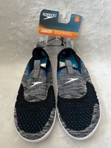 Speedo Water Shoes Toddler Young Boys Junior Sz Small 11-12 Surf Strider Gray - £14.15 GBP
