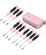 WORKPRO 10-Piece Precision Screwdriver Set with Pink Pouch, Phillips, Sl... - $34.22 CAD