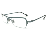 Vintage la Eyeworks Eyeglasses Frames LIMBO 576 Blue Gray Half Rim 48-22... - $65.29