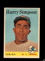 1958 Topps #299 Harry Simpson Vg+ Yankees *NY9230 - £3.87 GBP