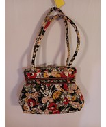 Vera Bradley Quilted Shoulder Bag Purse Clasp Closure Multicolor Quilted... - $29.17 CAD