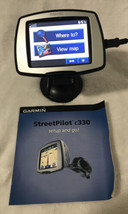 Garmin c330 StreetPilot GPS Device Bundle USB’s Charging Cord Adapter Manual - $57.82