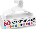 60 Pack Kids Hangers - 11.5 Inch Plastic Baby Hangers For Closet - Child... - $37.99