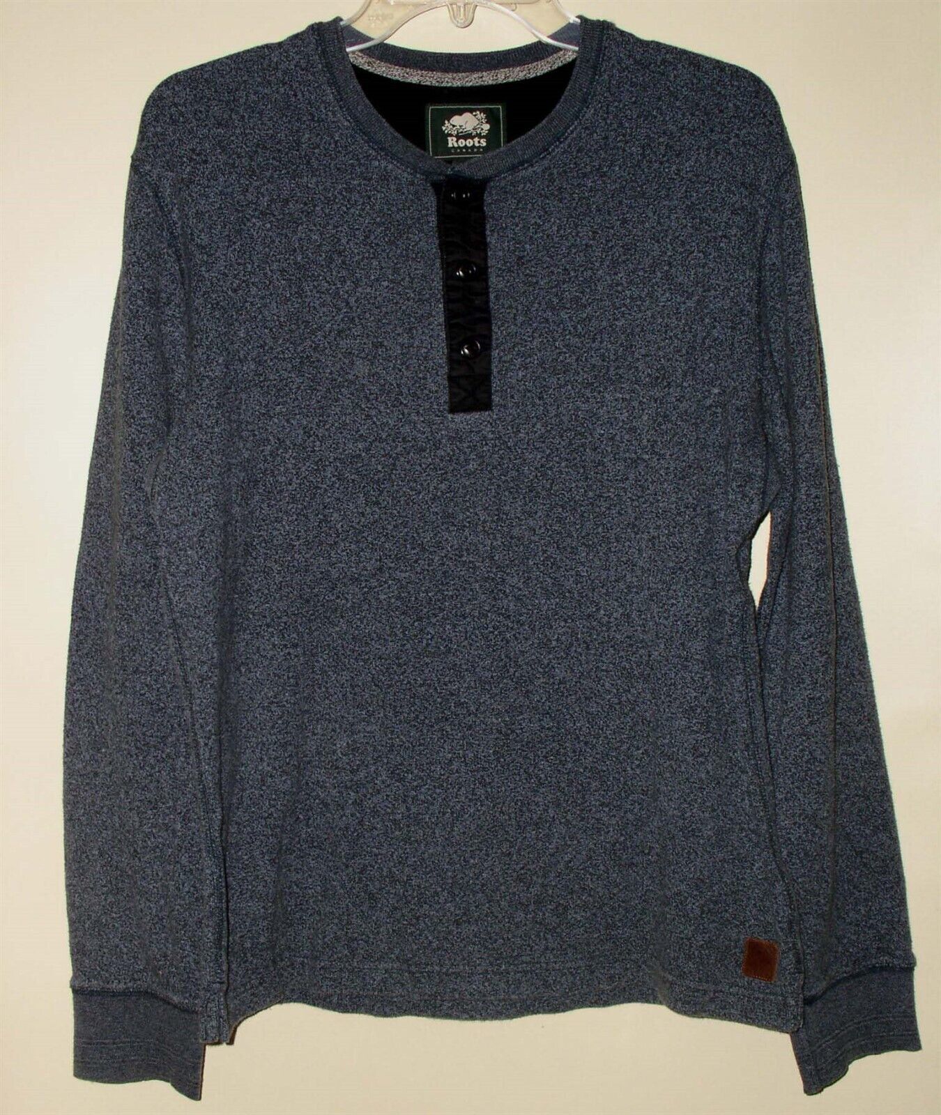 Primary image for Roots Canada Men's Long Sleeve Sweater Shirt Size Medium Charcoal