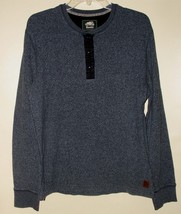 Roots Canada Men&#39;s Long Sleeve Sweater Shirt Size Medium Charcoal - £55.12 GBP