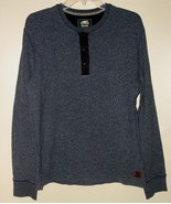 Roots Canada Men&#39;s Long Sleeve Sweater Shirt Size Medium Charcoal - £54.81 GBP