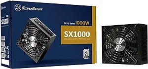 SilverStone Technology SX1000 Platinum, 80 Plus Platinum 1000W Fully Mod... - £412.39 GBP