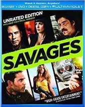 *Savages Starring Taylor Kitsch Blu-ray + Dvd Digital Code May Be Expired New - £6.19 GBP