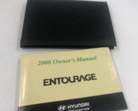 2008 Hyundai Entourage Owners Manual Handbook with Case OEM M03B51055 - $26.99