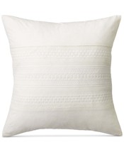 Ralph Lauren Devon Crochet Deco Pillow,Cream,18 x 18 Inch - $119.99