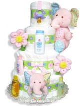 Baby Elephant Diaper Cake - £131.41 GBP