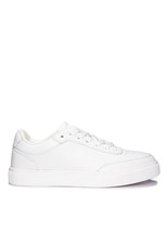 Women vegan sneakers 7 size white low-top minimalist fashion sustainable lined - £94.96 GBP