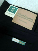 Ladies Black Jeans Size 20 - 34 Straight Leg WEAR GUARD $36 Value NWT - £10.78 GBP