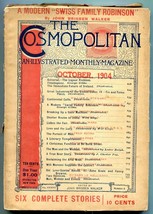 Cosmopolitan Pulp Magazine October 1904- Modern Swiss Family Robinson G/VG - $151.32