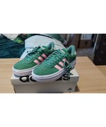 Adidas VL Court Bold Sportswear Sneakers Shoes Green White IH0365 Women&#39;... - $38.51
