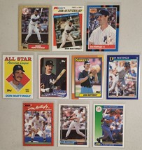 Don Mattingly NY Yankees Lot of 10(Ten) Baseball Cards 1980&#39;s,1990&#39;s - £9.43 GBP