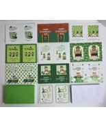 (50) St. Patrick&#39;s Day Greeting Cards with Green White Envelopes 10 Designs - £6.97 GBP