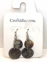 Croft & Barrow Dangle Drop Genuine Shell Earrings - $10.00