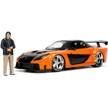 Fast and Furious 1997 Mazda RX7 with Han 1:24 Scale Ride - £51.99 GBP