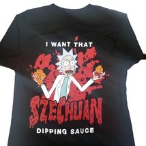 Rick &amp; Morty Szechuan Sauce Short Sleeve T Shirt Adult Mens Small Swim B... - £9.99 GBP