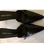 Nine West Black Slides Size 6 1/2 - $647.34 MXN