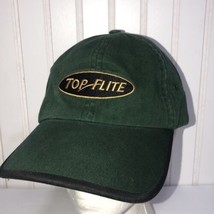 Top Flite Hat Cap strap back adjustable golf cap green embroidered  - £6.50 GBP