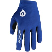SixSixOne 661 Raji Gloves Full Finger MTB BMX Adult LG Blue Mountain Bik... - $23.97