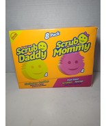 4 Scrub Daddy Sponges &amp; 4 Scrub Mommy Kitchen Sponges - Scratch-Free Spo... - $480.10 MXN