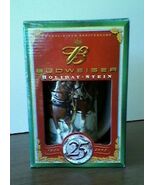 2004 Budweiser Clydesdales Christmas Stein Beer Mug 25th Anniversary NIB - $34.99