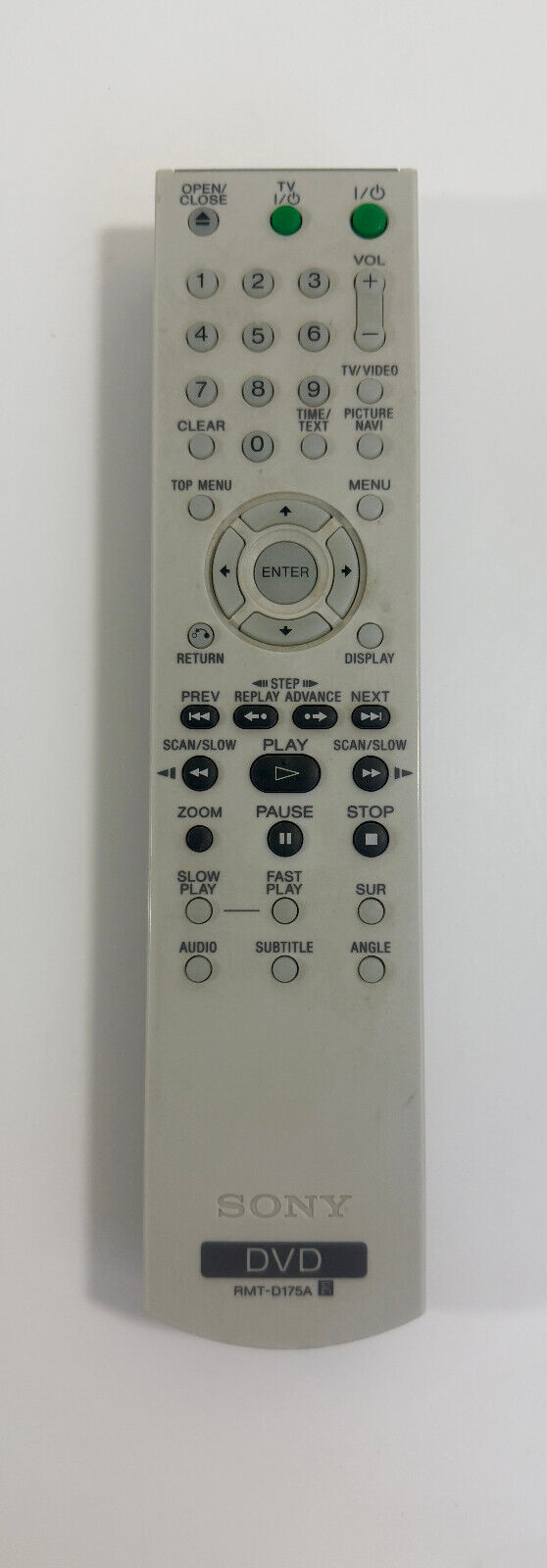 Genuine Sony Remote Control RMT-D175A DVD DVP-NS57P DVP-CX995V - $10.88