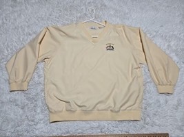 Vintage Golf L Windbreaker Pullover Ryder Cup Oakland Hills Yellow Embro... - $16.70