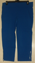 Excellent Womens Rafaella Comfort Royal Blue Pull On Capri Pant Size 6 - £20.14 GBP