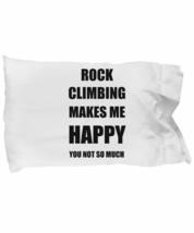 Rock Climbing Pillowcase Pillow Cover Case Lover Fan Funny Gift Idea for Bed Set - £17.18 GBP