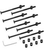 M6 X 100Mm Bunk Bed Bolts, Hex Drive Socket Furniture Barrel Screws Bolt... - €10,66 EUR