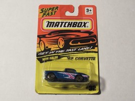 Matchbox  1993    62 Corvette  #32   Blue     New - $8.50