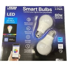 Feit Electric 60W LED WiFi Smart Bulb (2 Pack) - £11.49 GBP