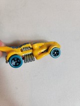 2000s Diecast Toy Car VTG Mattel Hot Wheels T-Rextroyer Yellow  - £6.69 GBP