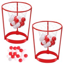 2 Pack Head Hoop Basketball Party Game For Kids And Adults Carnival Game Adjusta - £16.10 GBP