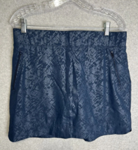 ORVIS Embossed Active Travel Skort Skirt Blue Women&#39;s Medium - $10.39