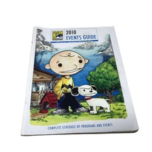 2010 Comic Con San Diego Events Guide Peanuts Cover Charlie Brown - £23.73 GBP