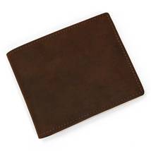 Leather Slim Trifold Wallet Credit Card Holder - £35.73 GBP