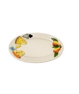 Vtg Ceramic 3D Pear Burro Designed Oblong Serving Plate Handpainted Ital... - £14.68 GBP