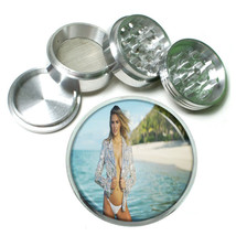 Fiji Pin Up Girls D15 Aluminum Herb Grinder 2.5&quot; 63mm 4 Piece - £13.23 GBP