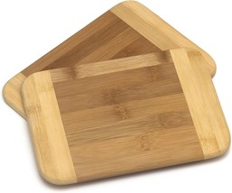 Lipper International Bamboo Wood Two-Tone Kitchen Cutting 8&quot; x 6&quot; x 5/16... - €11,99 EUR