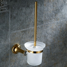 Gold Pvd Color bathroom modern luxury Crystal toilet paper holder  - £56.43 GBP