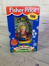 Fisher Price Little People Christmas Morning  Keepsake Ornament Little Boy 1999 - £15.24 GBP
