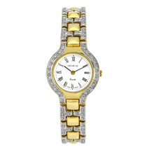 Genéve 14K Yellow Gold with Pave Set Diamonds Ladies Watch - £2,547.15 GBP