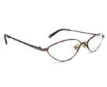 Anne Klein Eyeglasses Frames AK9082 474 Brown Round Full Rim 53-15-135 - £39.91 GBP