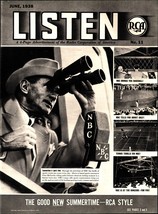1938 February 1938 Listen RCA Radio Ad nostalgic e2 - $25.05